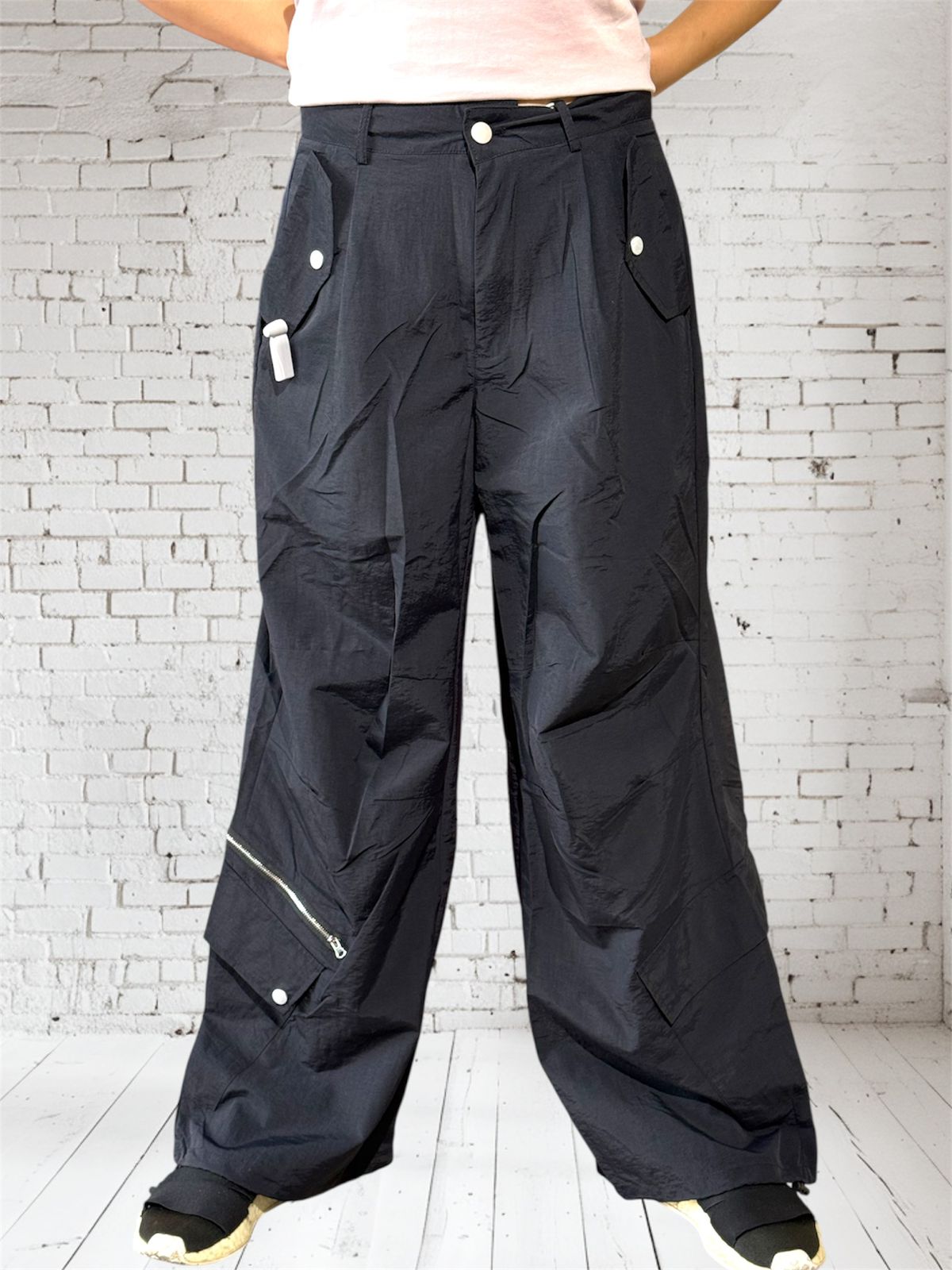 HG20008 Baggy Black Pant