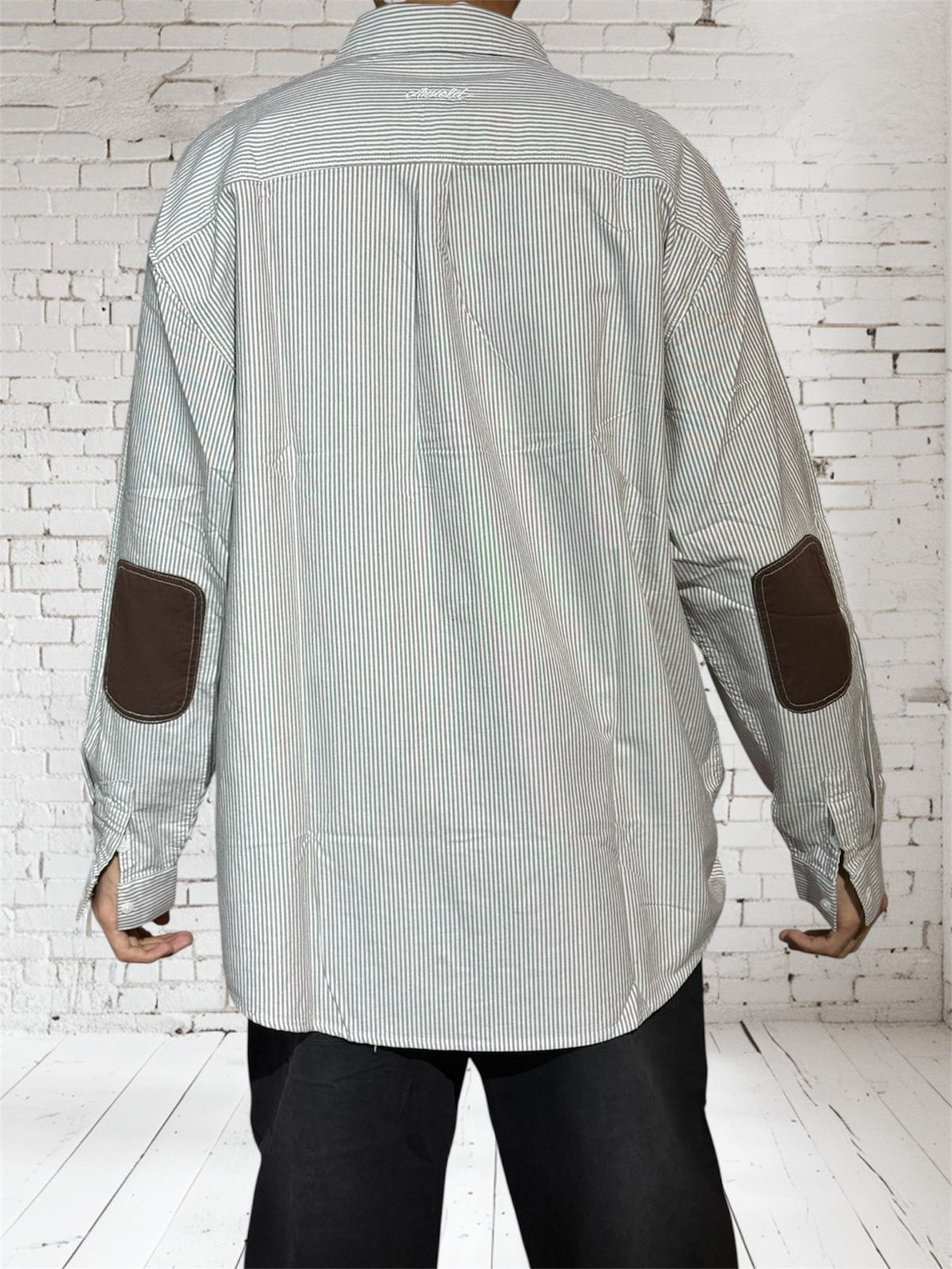 HG2522 Oversize Polo Stripe Longsleeve