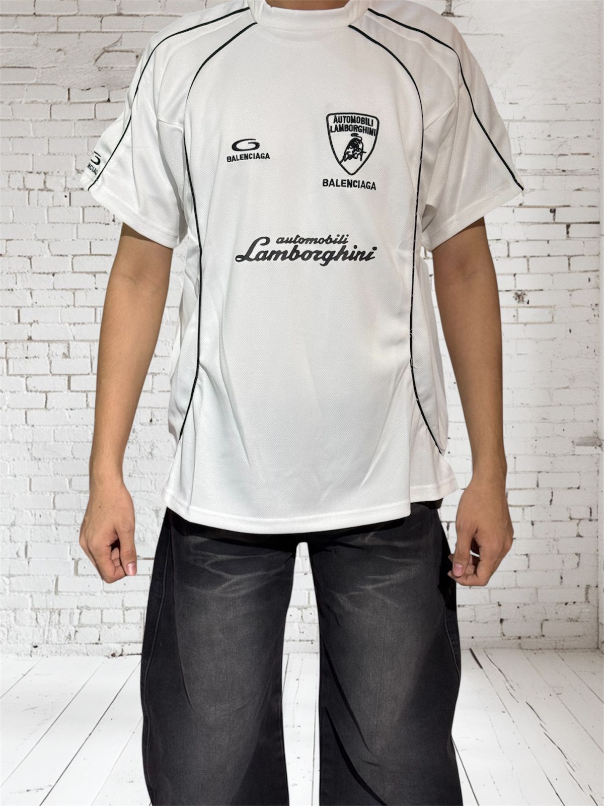 HGBL25 Balen Jersey Shirt White