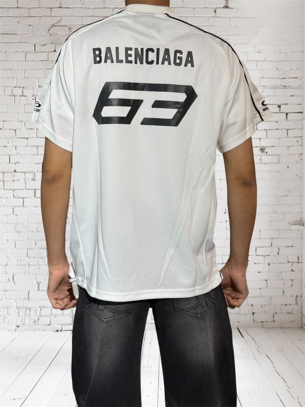 HGBL25 Balen Jersey Shirt White