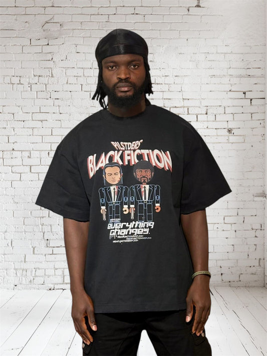 HG6501751 Black Fiction T-shirt