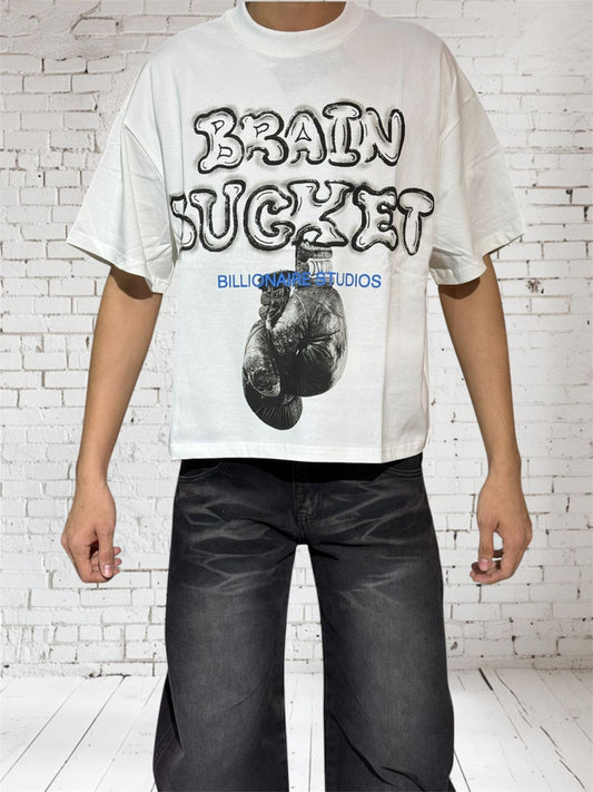HGB114 Boxy Shirt White