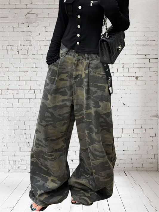 HGH12 Camo Baggy Pants