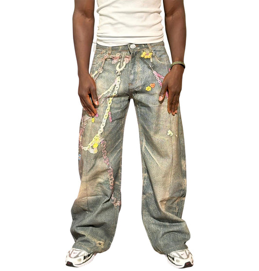 HGL-9032 Baggy Long Jeans