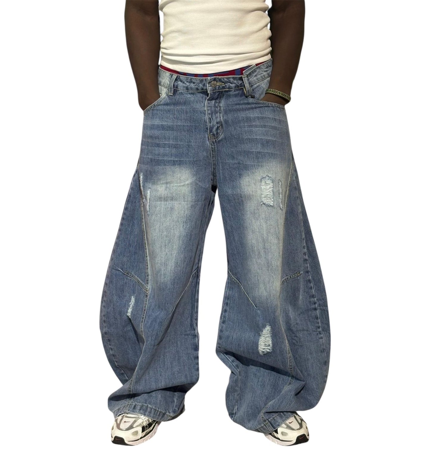 HGL9007 Baggy Jeans Blue