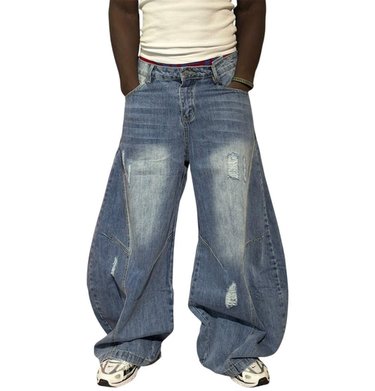HGL9007 Baggy Jeans Blue