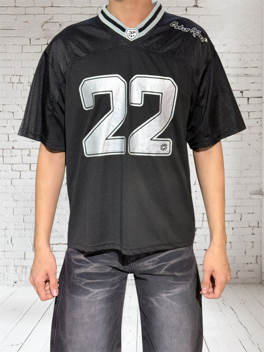 HGT152 Boxy Crop Jersey Shirt